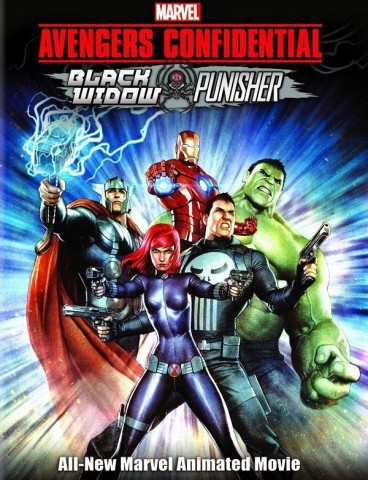 Avengers Confidential  Black Widow and Punisher blu-ray cover